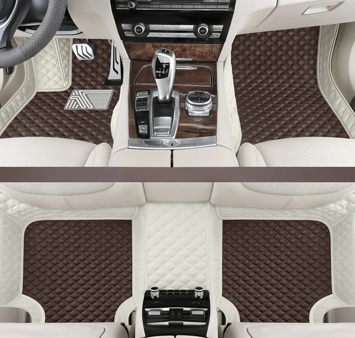 Tapis de sol de voiture personnalisés adaptés à la BMW X5 5 sièges véhicule électrique 2017-2019 tapis de pied en cuir automatique tapis