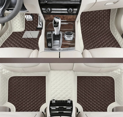 Tapis de sol de voiture personnalisés adaptés à la BMW X5 5 sièges véhicule électrique 2017-2019 tapis de pied en cuir automatique tapis