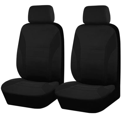 Housses de siège de voiture universelles en tissu Polyester, adaptées à la plupart des voitures, Suv, camion, avec Airbag, accessoires de voiture compatibles, housse de siège intérieur