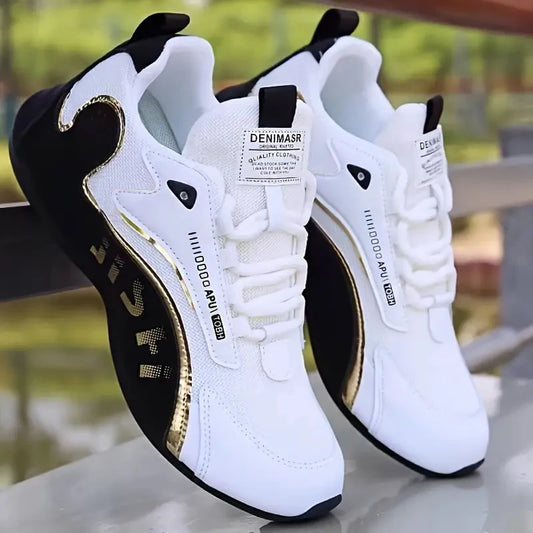 Respirable |   Léger] Respirant |   Chaussures d'entraînement légères pour hommes avec augmentation de la taille, 1 paire |   Lacets, confortables, pour