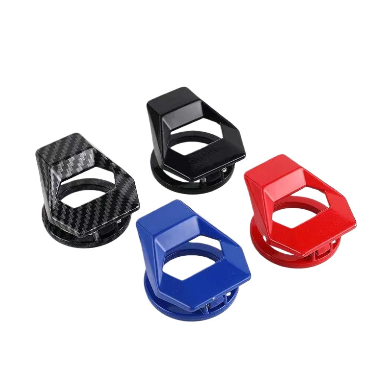 Couvercle universel de bouton d'arrêt de démarrage de moteur de voiture, Style Lambo, décoration de protection anti-rayures, adhésif collant, accessoires automobiles
