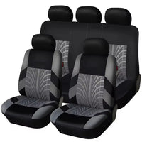 Ensemble de housses de siège de voiture universelles, 2/5 pièces, adaptées à la plupart des housses de voiture avec détails de pneus, adaptées aux housses de siège indépendantes, protection des sièges