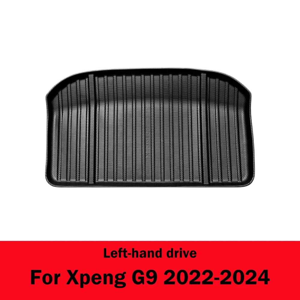 Tapis de sol 3D TPE pour Xpeng G9, tapis de coffre, doublure de cargaison, imperméable, inodore, toutes saisons, polymères, LHD, 2022-2024