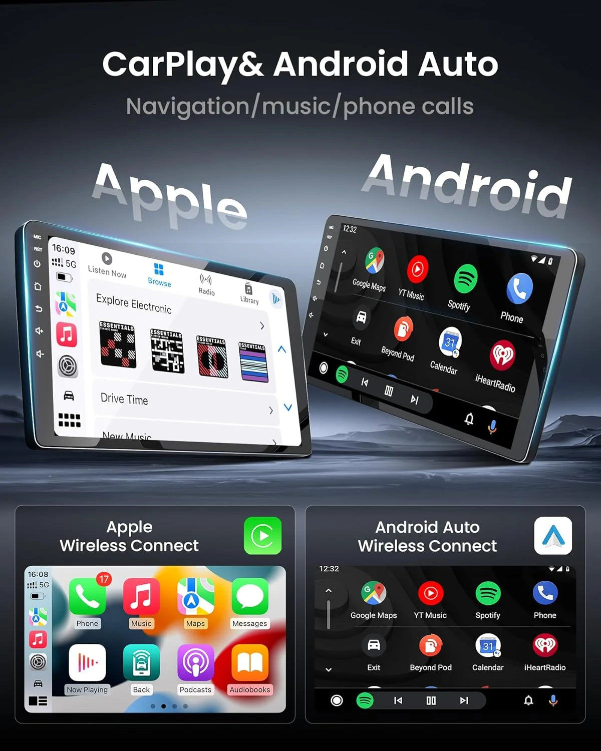 Autoradio Android 15 Carplay pour Peugeot 5008 4008 3008 2017 2018 2019 2020 lecteur vidéo multimédia Navigation GPS stéréo DVD BT