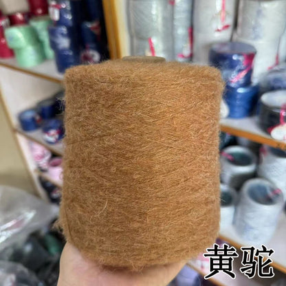 1 régiment de 500 grammes de laine Mohair ultra douce près du corps sans collant, foulards tricotés à la main, fil de pull