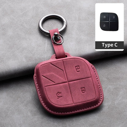 Convient pour LYNK & CO 08 2022 2023 2024 housse de clé télécommande intelligente de voiture en cuir coque de Protection de clé de voiture accessoires de décoration