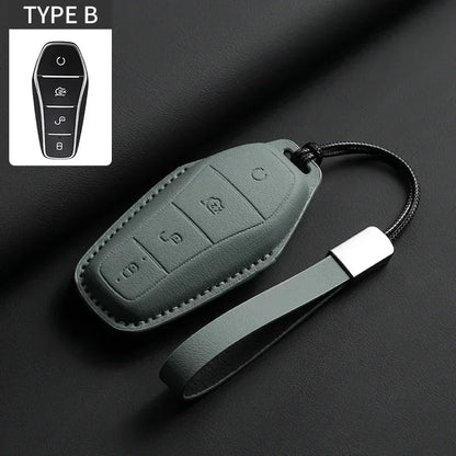 Étui de protection pour clé de voiture, support pour BYD Han Ev Tang Dm Qin PLUS Song Pro MAX Yuan DolDave E2, protecteur de clé automatique, accessoires de voiture