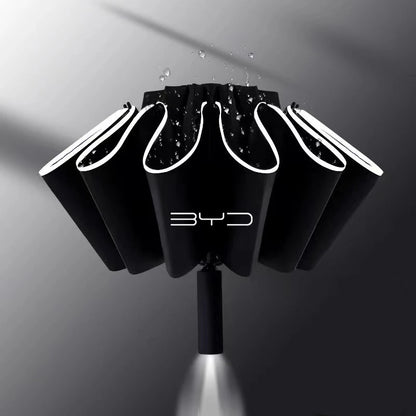 Parapluie automatique avec bande de coulée LED, vent de pluie pour BYD Tang F3 E6 Atto 3 Yuan Plus Song Max F0 G3 I3 Ea1 Dmi
