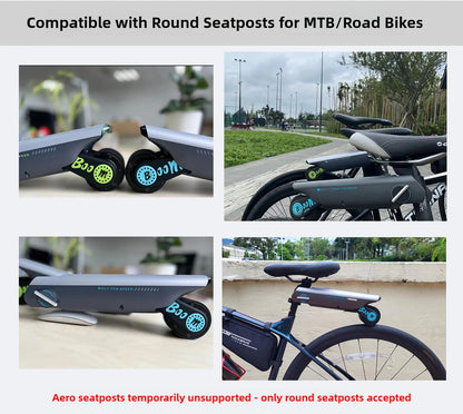دراجة كهربائية P.Wheel Booster بطارية 18 فولت 10 أمبير 200 واط ملحقات دراجة بوستر محمولة متينة دراجة هوائية جبلية