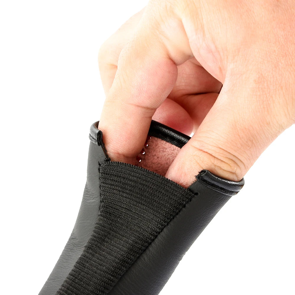 Juste de frein à main en cuir de voiture en fibre de carbone, manchon de protection, protection du frein à main, accessoires d'intérieur de voiture