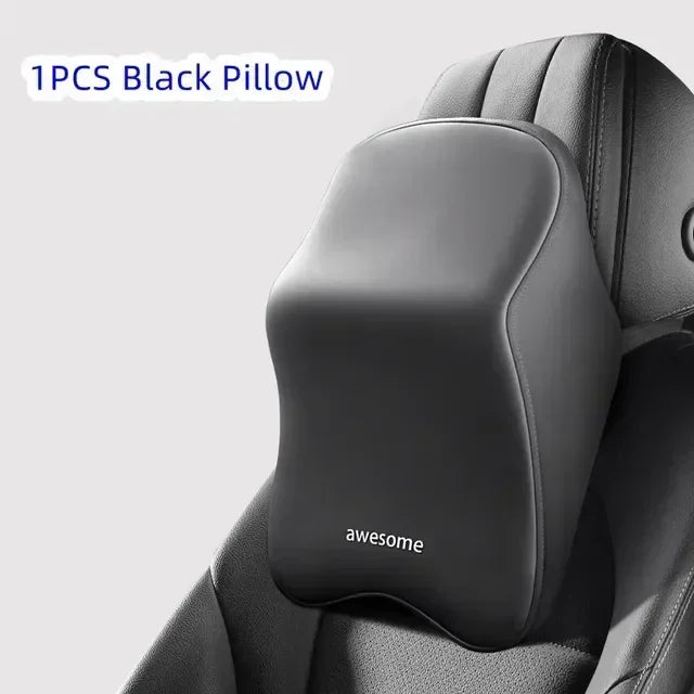 Nouvel appui-tête de voiture avec support lombaire, coussin en mousse à mémoire de forme pour le cou et protection des épaules pour un confort amélioré