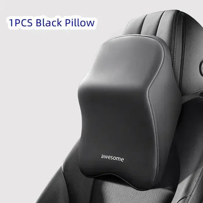 Nouvel appui-tête de voiture avec support lombaire, coussin en mousse à mémoire de forme pour le cou et protection des épaules pour un confort amélioré