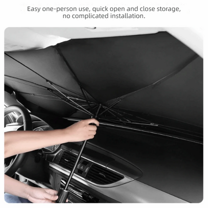 Parasol de voiture rétractable isolation thermique pare-soleil pliant Protection intérieure parapluie de voiture Portable intérieur de voiture