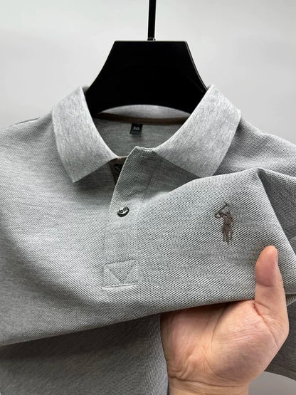 Marque haut de gamme 100% coton manches courtes polo shirt hommes été mode Designer nouveau poney broderie Casual t - shirt mode hommes