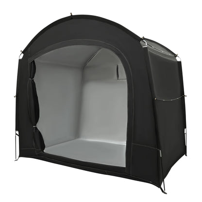 Abri de rangement de vélo pour 1-4 vélos, tente d'abri de vélo Portable et étanche 220x150x185cm, couverture de pare-soleil pliable en tissu Oxford 210D