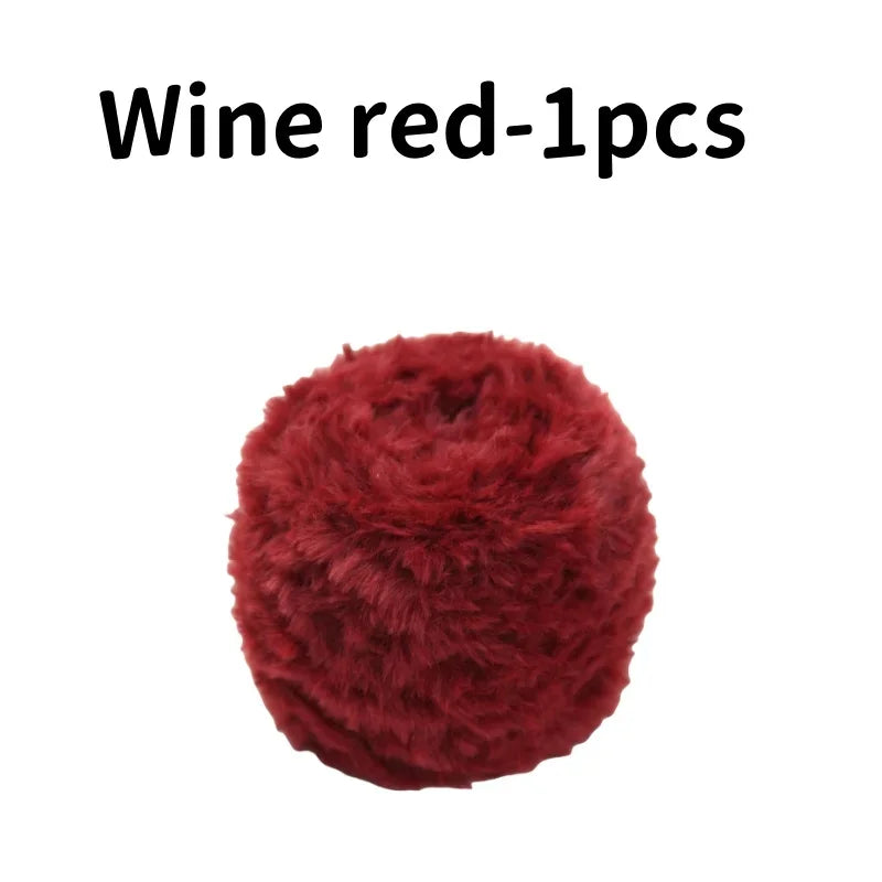 Fil de fourrure Super doux, 1 œuf de 100 grammes, fil de fausse fourrure épais et moelleux pour cils, accessoires et couvertures pour écharpe tricotée au Crochet