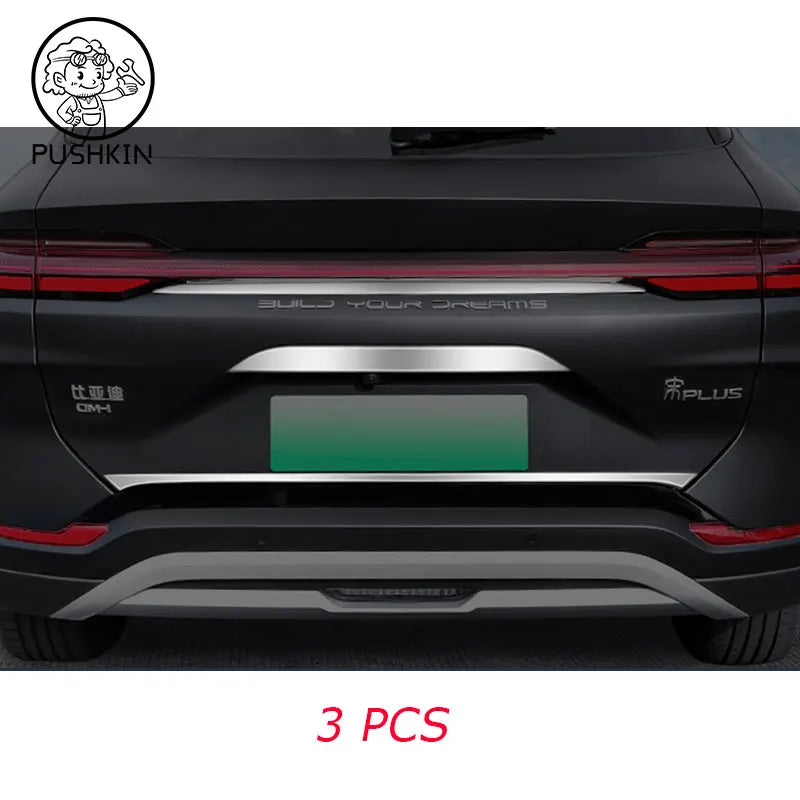 Décoration de coffre de porte arrière de voiture, style pour BYD SEALION 6 EV BYD Seal U 2024 2025, accessoires extérieurs automobiles