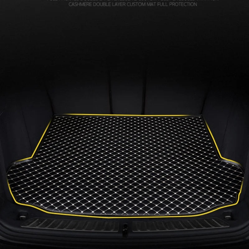 Tapis de coffre de voiture personnalisé en cuir microfibre, pour Changan CS55 CS35 CS75 PLUS 2024, tapis de valise, accessoires d'intérieur de voiture
