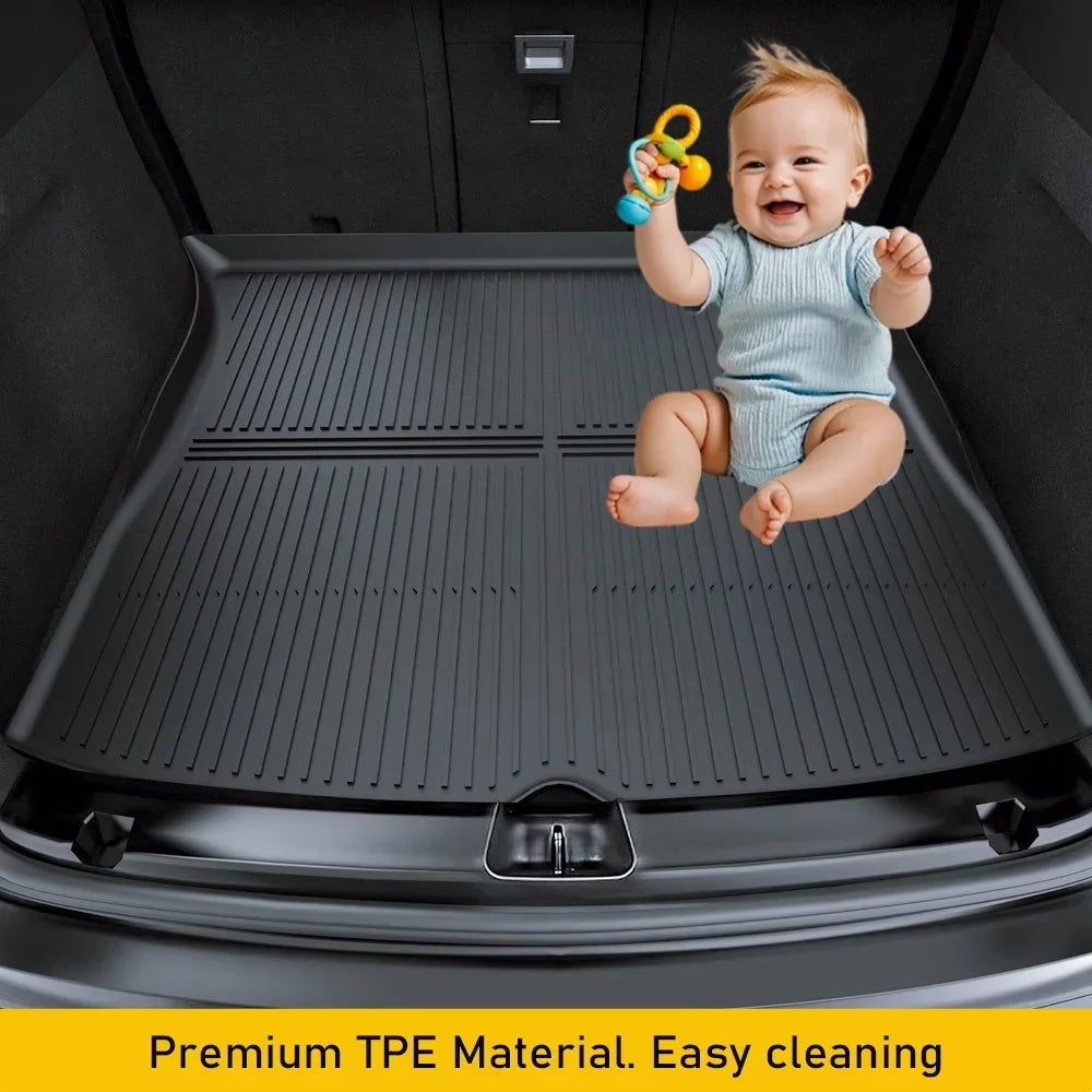 TESMAYX tapis de sol pour Tesla modèle Y Juniper lancement modèle 3 Highland Cargo Liner tapis de coffre tous temps TPE 2024 2025 accessoires