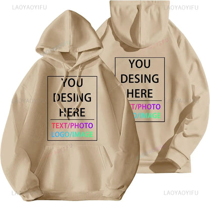 Sweat à capuche personnalisé pour hommes et femmes, concevez votre propre sweat à capuche personnalisé avec ajoutez votre texte et Photo, hauts à cordon réglable