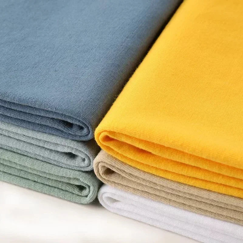 T-Shirt à manches longues et col rond pour hommes, couleur unie, en coton, confortable, respirant, haut décontracté, différentes couleurs, été