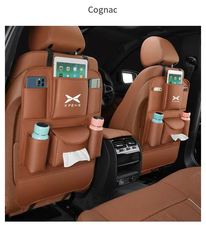Sac de rangement arrière en cuir pour siège de voiture, anti-usure, coussin anti-rika, accessoires pour XPENG P5 P7 G3 G9 N5 F30 H93 BETA