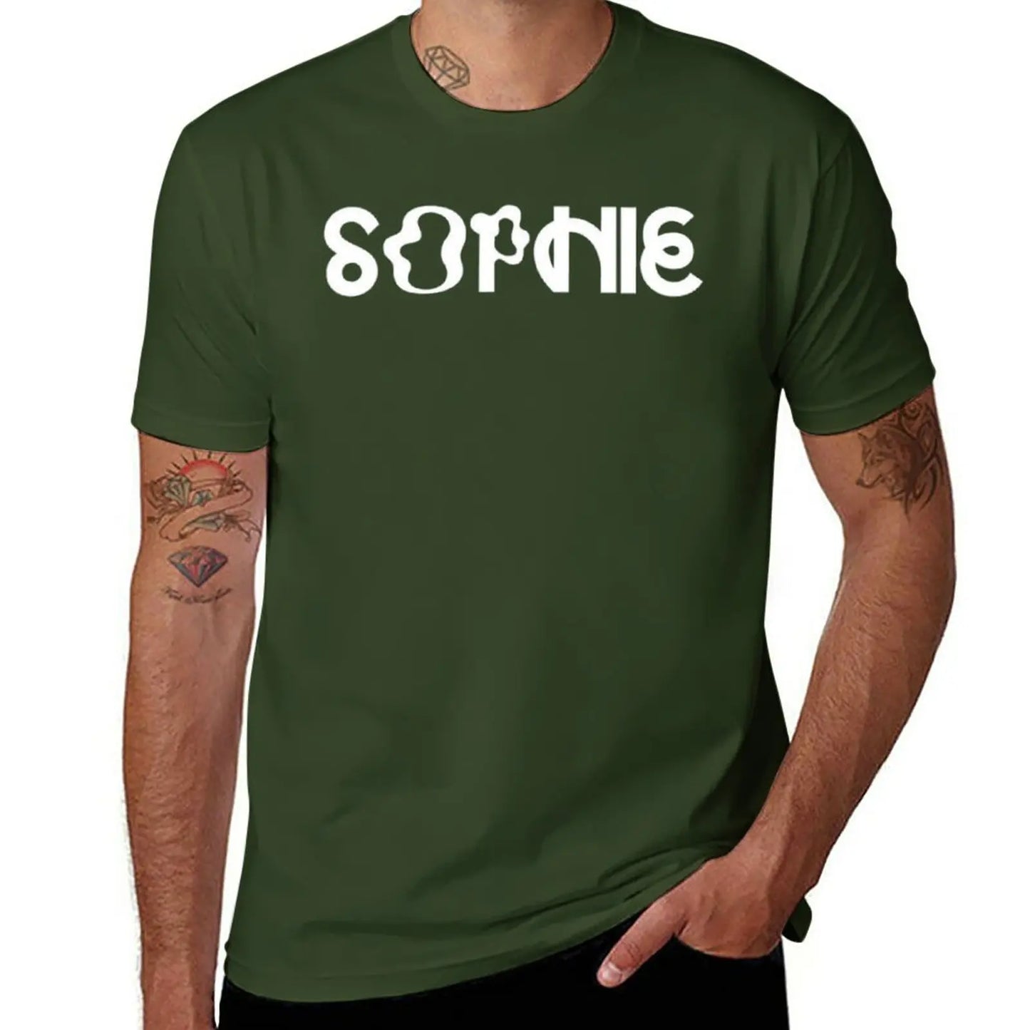 SOPHIE msmsmsm-تي شيرت برقبة دائرية للرجال، ملابس هيب هوب للأولاد، منسوجات قطنية، جديد
