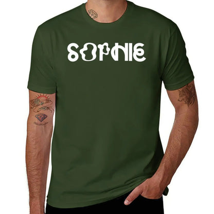 SOPHIE msmsmsm-تي شيرت برقبة دائرية للرجال، ملابس هيب هوب للأولاد، منسوجات قطنية، جديد