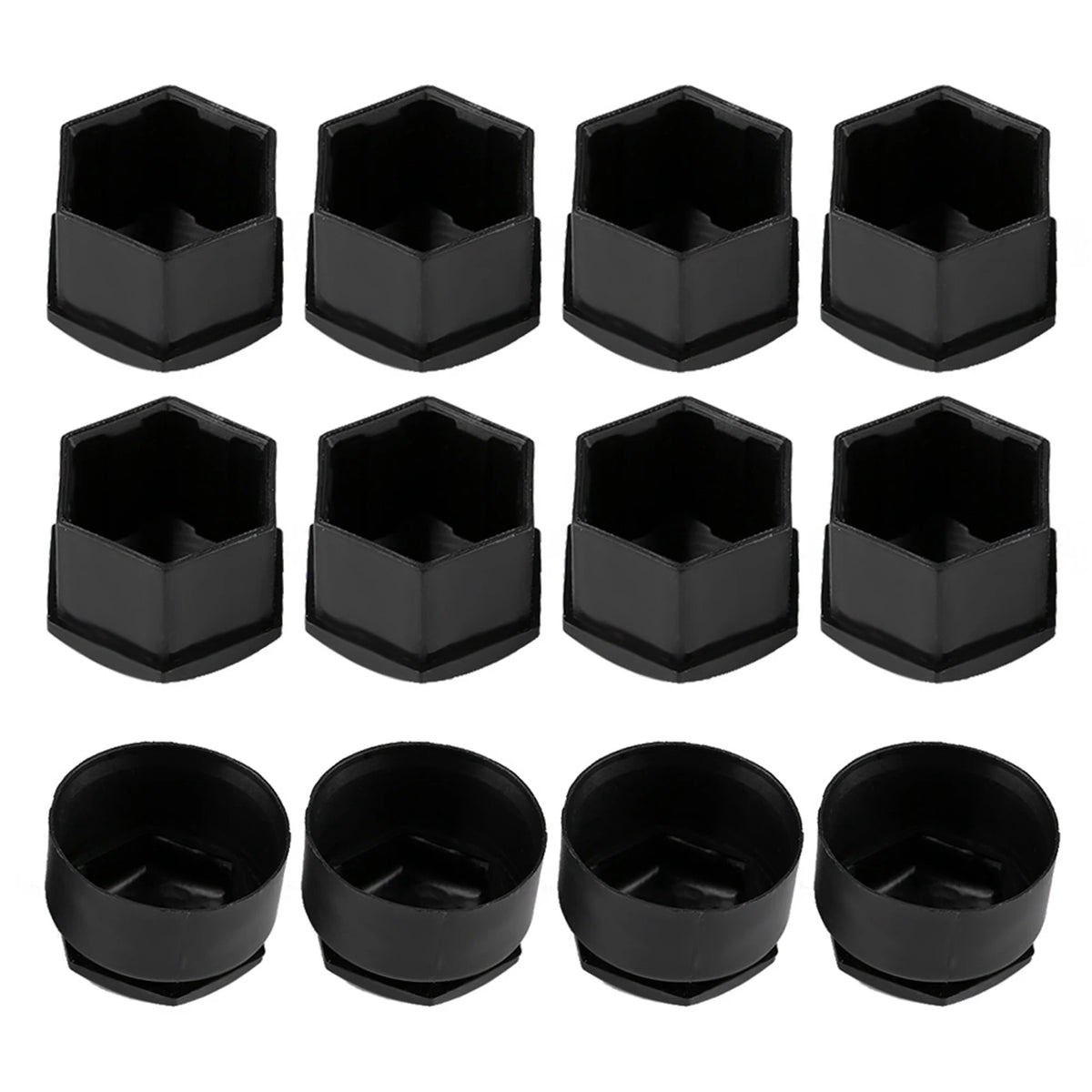 Capuchons d'écrou de roue de voiture, 17mm, 19mm, 21mm, couvercle de vis de moyeu automatique de roue de voiture, protection anti-étirement, couvercle de vol, accessoires automobiles, 20 pièces