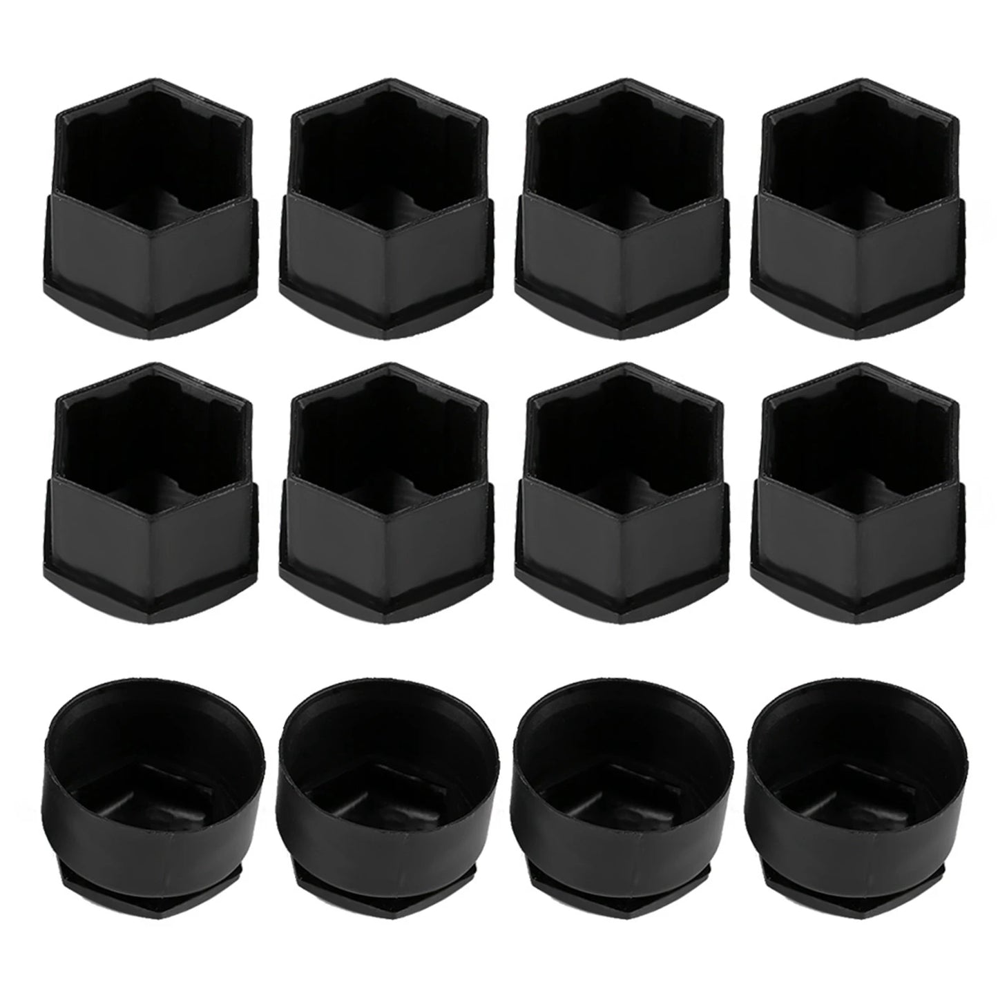 Capuchons d'écrou de roue de voiture, 17mm, 19mm, 21mm, couvercle de vis de moyeu automatique de roue de voiture, protection anti-étirement, couvercle de vol, accessoires automobiles, 20 pièces
