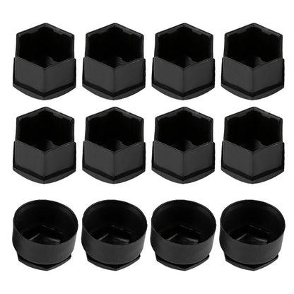 Capuchons d'écrou de roue de voiture, 17mm, 19mm, 21mm, couvercle de vis de moyeu automatique de roue de voiture, protection anti-étirement, couvercle de vol, accessoires automobiles, 20 pièces