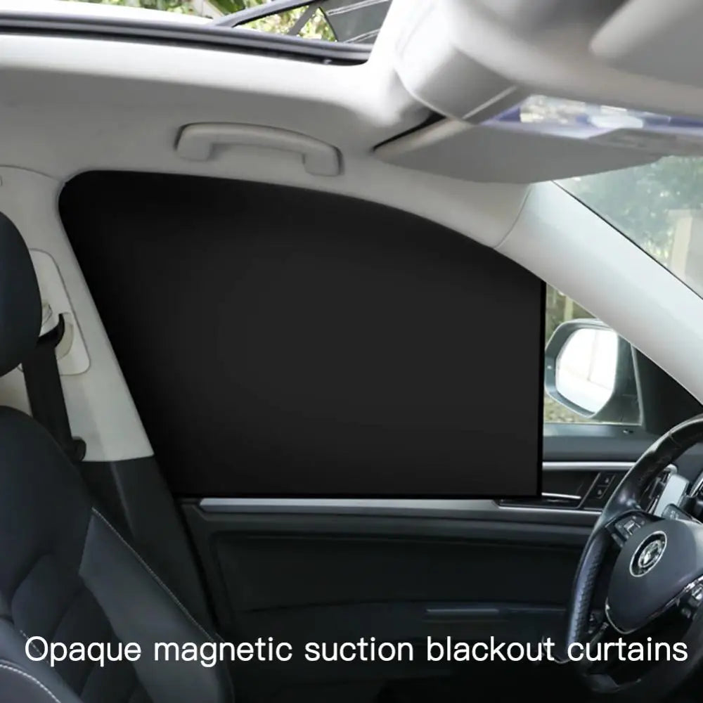 Pare-soleil de fenêtre de voiture, isolation pliable, protection UV, conception rétractable, fournitures de voiture, rideaux universels