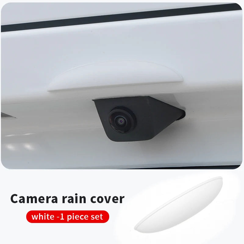 Caméra arrière de recul pour voiture, housse de pluie ABS, anti-pluie, pour caméra de recul, pare-pluie, bouclier étanche, accessoire extérieur de voiture