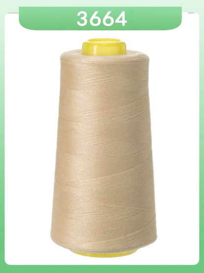 Fil à coudre ultra-fin 602-fil en polyester semblable à la soie à grande vitesse 60s/2 5000m, pour machine à broder et travaux d'aiguille délicats