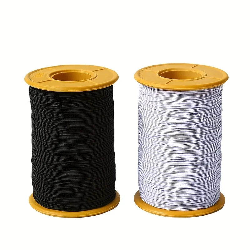Corde élastique pour Machine à coudre, 0.5mm, ligne élastique en Polyester super fin, accessoires pour vêtements, corde élastique