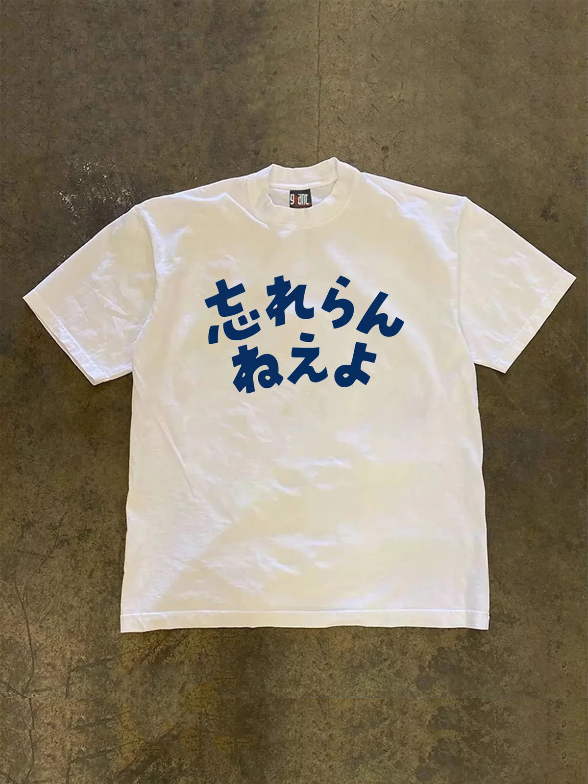 T-Shirt d'été décontracté à manches courtes, bleu vif, imprimé graphique de dessin animé, en coton, coupe régulière, col rond, respirant, ample, unisexe