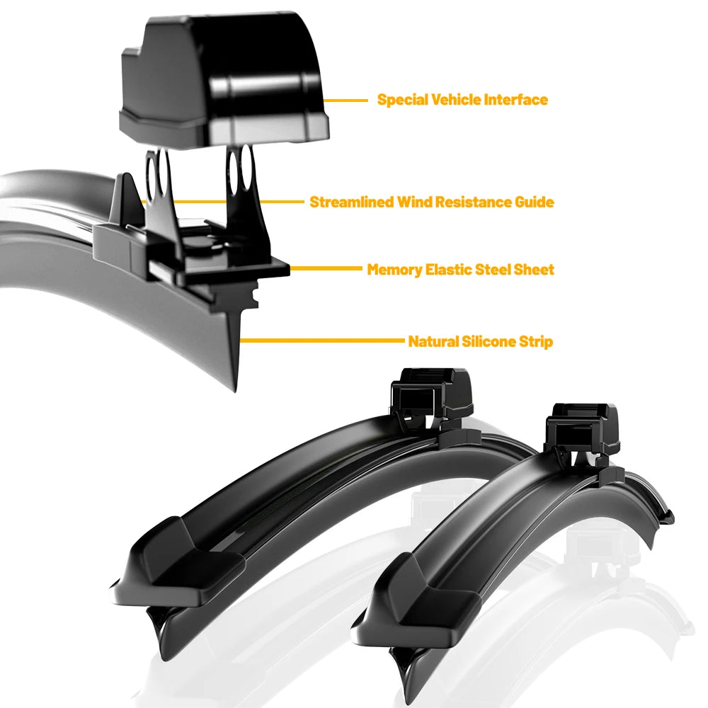 Balais d'essuie-glace avant pour Ford Focus 2 MK2, 2004-2011 2005 2006 2007 2008 2009 2010, accessoires de fenêtre de pare-brise 26 