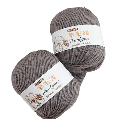 Fil de laine mélangé au Crochet de qualité supérieure, pour pull, écharpe, fil épais, 4 plis, 3 pièces x 100g = 300 grammes