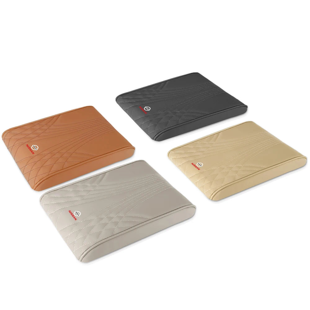 Coussin de protection pour accoudoir de voiture en cuir PU, mousse à mémoire de forme, pour console centrale, pour Nissan Nismo Qashqai, 1 pièce