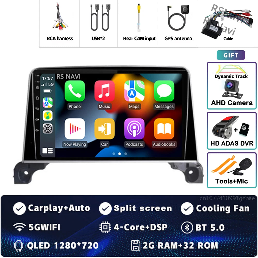 Autoradio Android 15 Carplay pour Peugeot 5008 4008 3008 2017 2018 2019 2020 lecteur vidéo multimédia Navigation GPS stéréo DVD BT