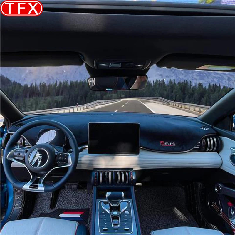 Glutnel Prada Board Cover Polymères pour BYD Atto 3 Yuan Plus 2022 2023, Prada virus Pad Dash Covers, Tapis, LHD, RHD Accessoires