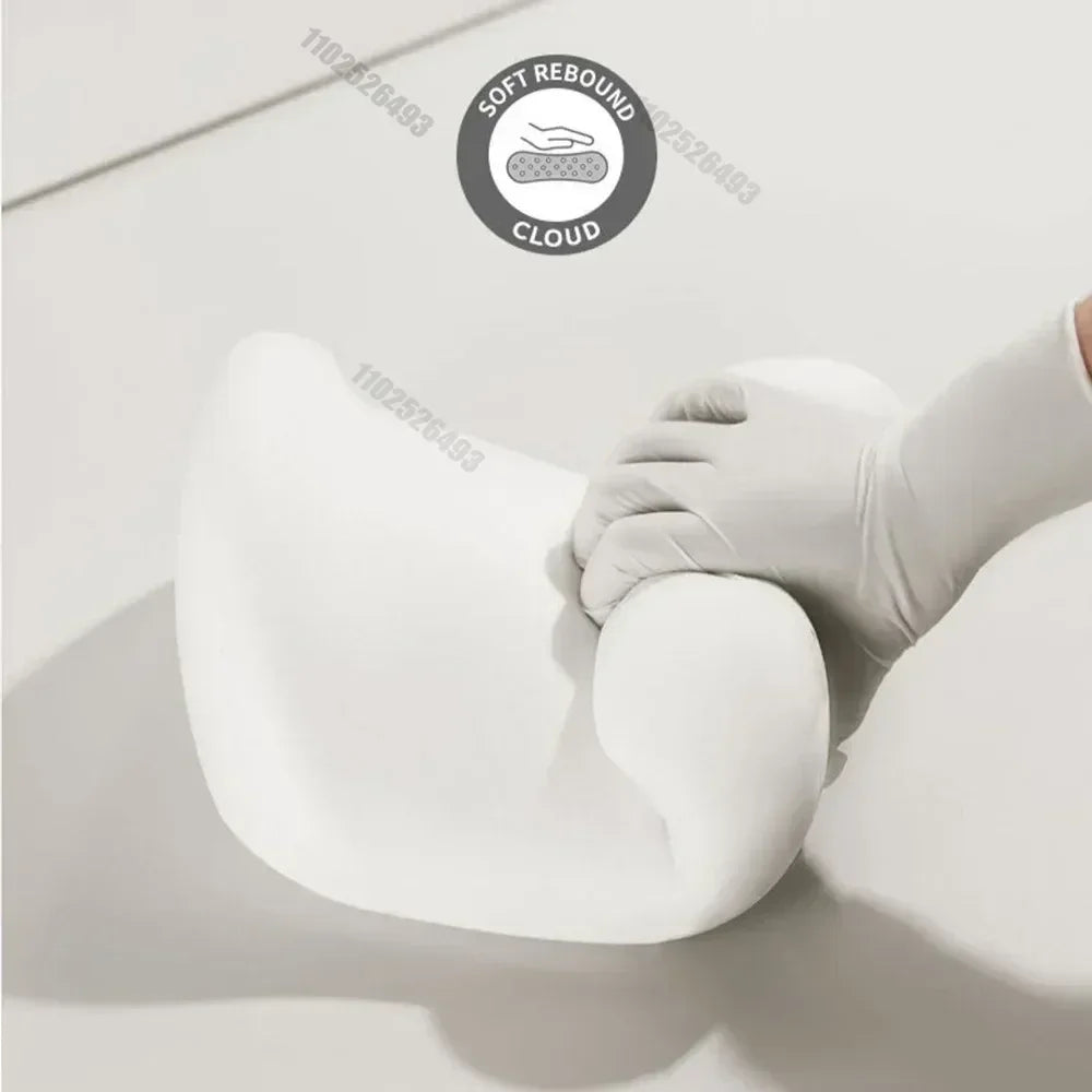 Oreiller de soutien lombaire, oreiller lombaire ergonomique pour siège de voiture, chaise de bureau, fauteuil inclinable, coussin de soutien du dos en mousse à mémoire de forme