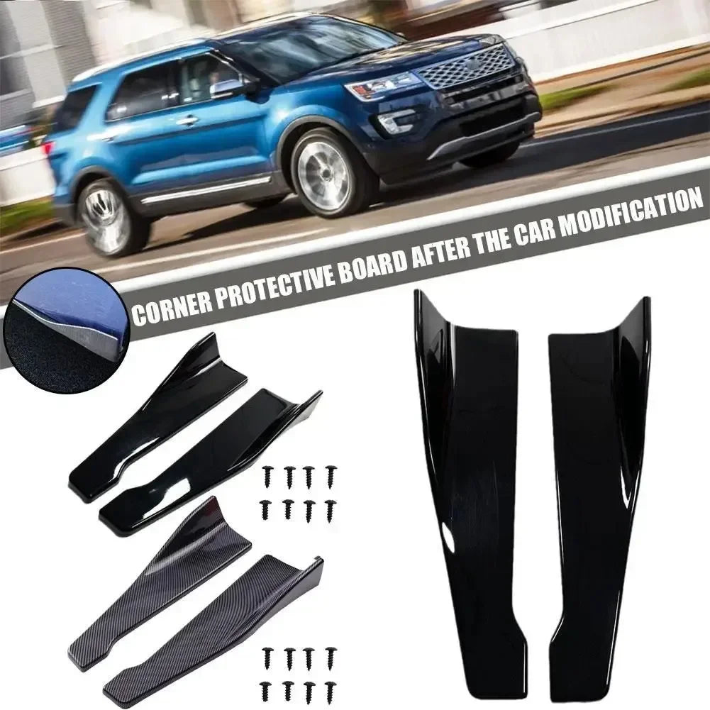 Bande universelle de pare-chocs avant et arrière de voiture, séparateur de diffuseur de becquet de lèvre, protection contre les rayures, longueur 48CM, Fgth pour Audi BMW HONDA Toyota