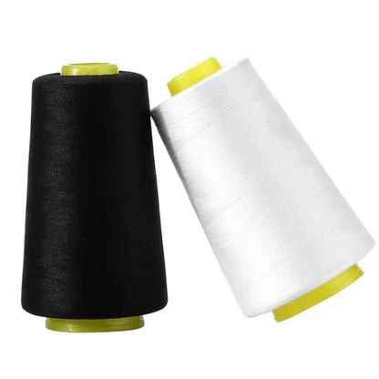 Fil à coudre pagode 3000, adapté à la Machine à coudre polyvalente, matériau en Polyester, 40/2 noir ou blanc, 4 pièces