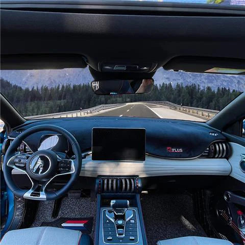Glutnel Prada Board Cover Polymères pour BYD Atto 3 Yuan Plus 2022 2023, Prada virus Pad Dash Covers, Tapis, LHD, RHD Accessoires