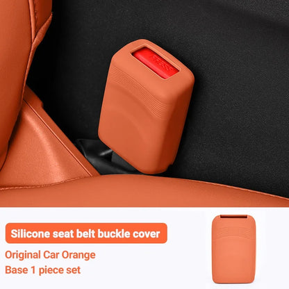 Housse de protection universelle pour prise de ceinture de sécurité de voiture, en Silicone, anti-rayures, étui de protection pour bouton