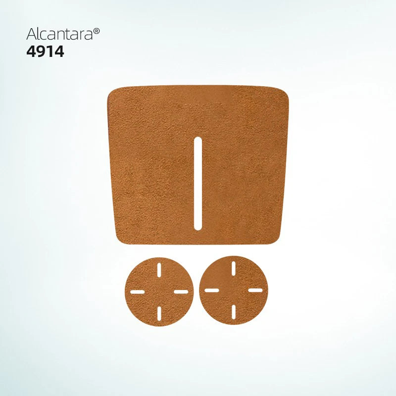 Alcantara Water Cup Pad pour XPeng G9, Central Control Storage Door Slot Pad, Antidérapant, Feuille décorative