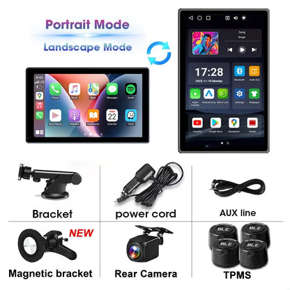 Autoradio Android 13 9 pouces, lecteur vidéo multimédia, 4 go + 64 go, sans fil, Carplay, Android Auto, Navigation GPS, écran Intelligent pour voiture