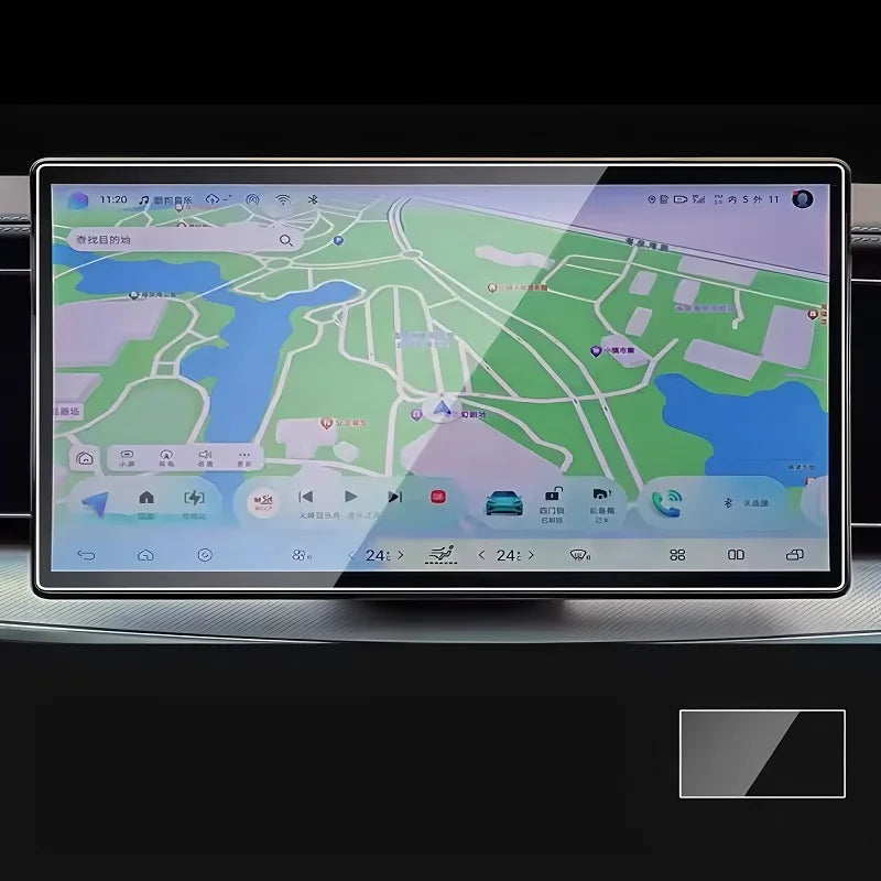 Pour BYD Song Pro dmi nouvelle énergie 2019-2025 modèles protecteur d'écran en verre trempé voiture infotainment radio GPS Console Navigation