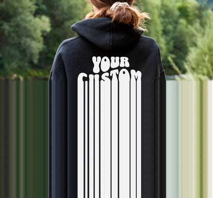 Sweat à capuche personnalisé, imprimé sur mesure, ajoutez vos propres textes et images personnalisés, sweat à capuche pour femmes et hommes, sweat à capuche à manches longues, printemps
